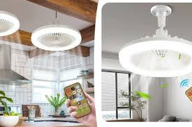 LED Plafonska Lampa sa Ventilatorom i Daljinskim Upravljačem
