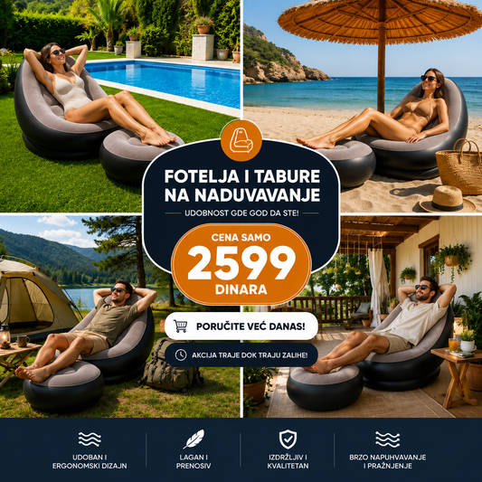 Fotelja i Tabure na naduvavanje